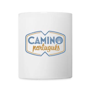 Camino Portugués Pilgrim's Stamp | Santiago - Mug - white - Front