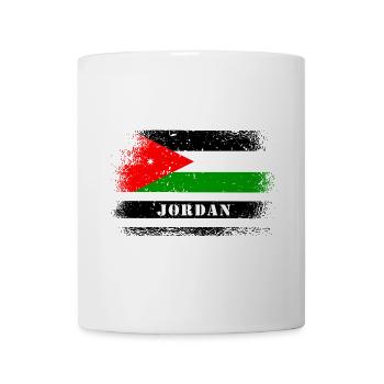 Jordan flags design - Mug - white - Front