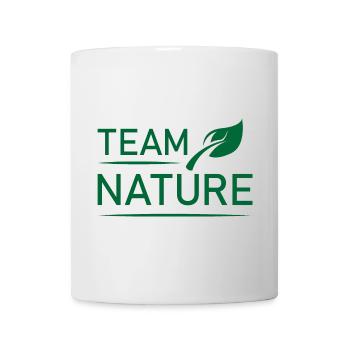 team nature Natur Wald Wälder Symbol Logo icon - Tasse - Weiß - Vorne