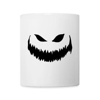 Halloween - Pumpkin Face - Mug - white - Front