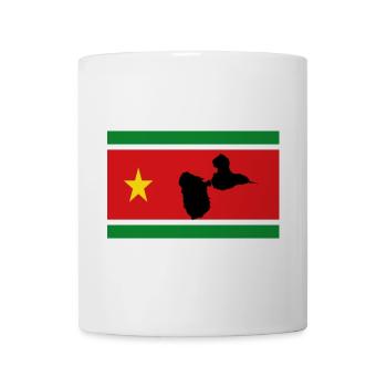 DRAPEAU GUADELOUPE - Mug blanc - blanc - Devant