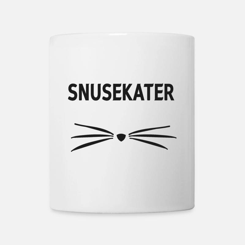 Snusekater nikotin tabak snus - Tasse - Weiß