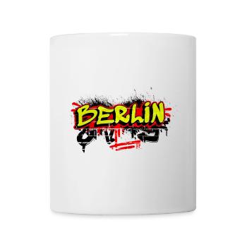Motif graffiti à Berlin - Mug blanc - blanc - Devant