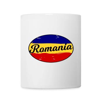 Die Farben von Rumänien - Tasse - Weiß - Vorne