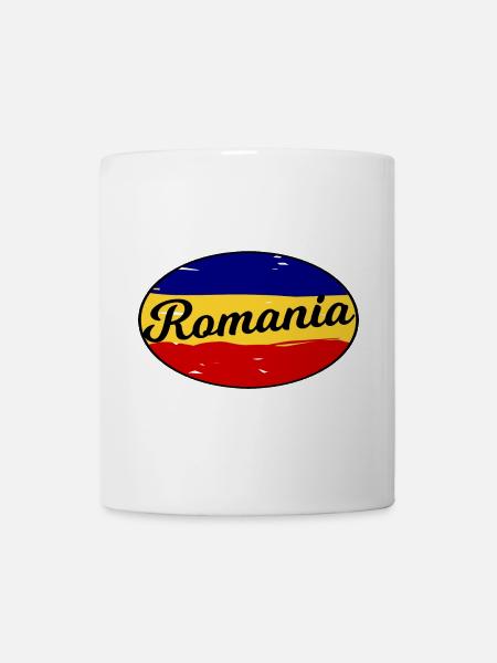 Die Farben von Rumänien - Tasse - Weiß