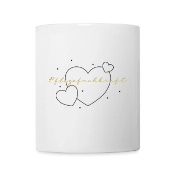Pflegefachkraft Herz Stolz - Tasse - Weiß - Vorne
