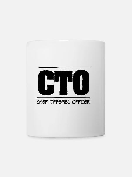 CEO des Tippspiels - CTO - Chief Tippspiel Officer - Tasse - Weiß