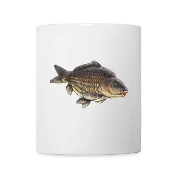 Common Carp Fishing Design Realistic Carp - Mug - white - Front