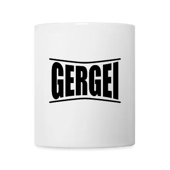 t-shirt Gergei t-shirt Sardaigne idée cadeau - Mug blanc - blanc - Devant