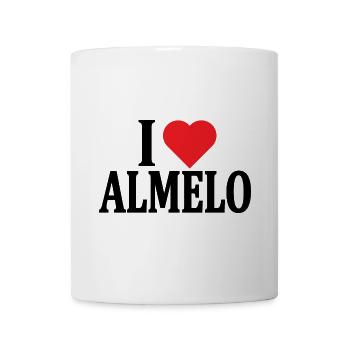I love Almelo t-shirt Nederland the Netherlands - Mug - white - Front