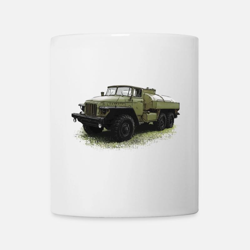 Ural 375 - Tankwagen - Tasse - Weiß
