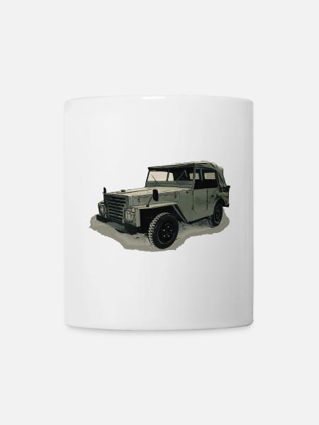 P 2 M Véhicule tout-terrain - Mug blanc - blanc
