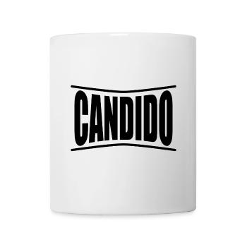 T-Shirt Candido T-Shirt Geschenkidee - Tasse - Weiß - Vorne