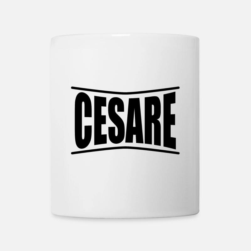 Cesare T-Shirt Geschenkidee - Tasse - Weiß