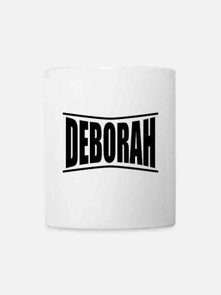 T-Shirt Deborah T-Shirt Geschenkidee - Tasse - Weiß