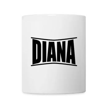 Idée cadeau t-shirt Diana - Mug blanc - blanc - Devant