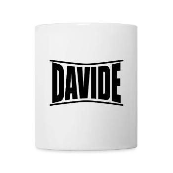 T-Shirt Davide T-Shirt Geschenkidee - Tasse - Weiß - Vorne