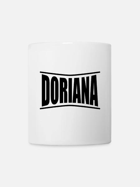 Doriana T-Shirt Geschenkidee - Tasse - Weiß