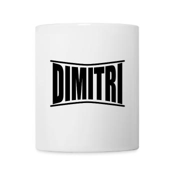 Idée cadeau t-shirt Dimitri - Mug blanc - blanc - Devant