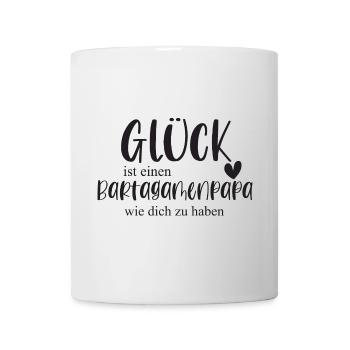 Bartagame Bartagamenpapa Reptilien Haustier Glück - Tasse - Weiß - Vorne