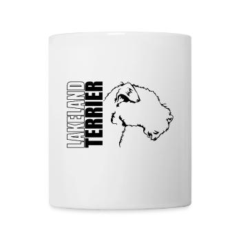 LAKELAND TERRIER Profil Chiens Wilsigns - Mug blanc - blanc - Devant