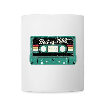 Das Beste von 1983 Retro Kassette - Tasse - Weiß - Vorne