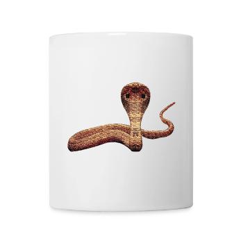 schlangen, ägyptische giftschlange - Tasse - Weiß - Vorne