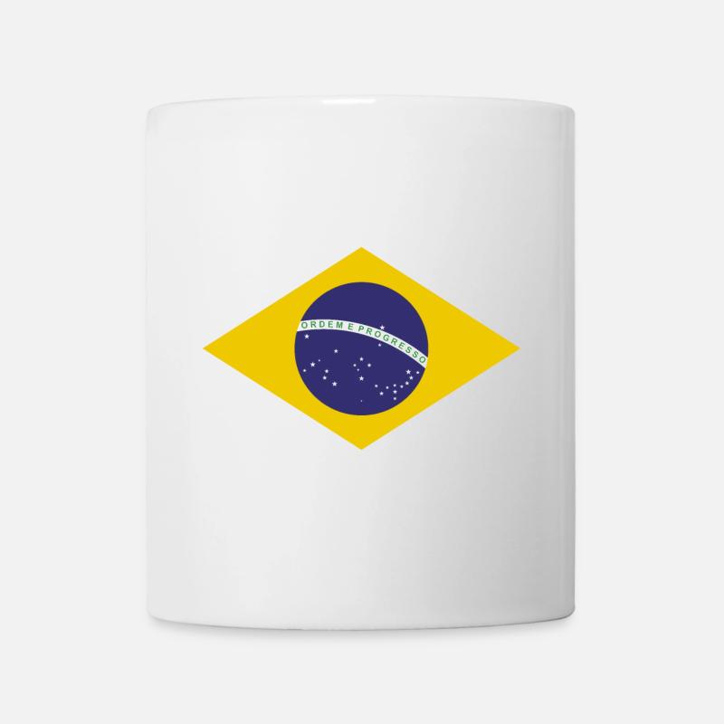 Drapeau de Brasilia - Mug blanc - blanc