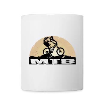 MTB Bike - Tasse - Weiß - Vorne
