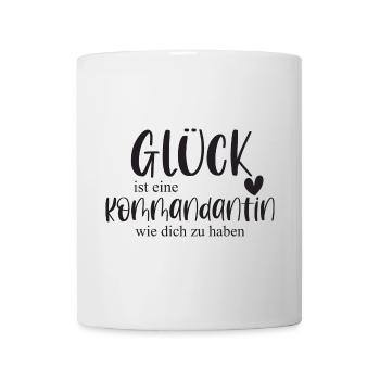 Kommandantin Freiwillige Feuerwehr Ehrenamt - Tasse - Weiß - Vorne