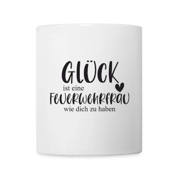 Feuerwehrfrau Freiwillige Feuerwehr Ehrenamt - Tasse - Weiß - Vorne