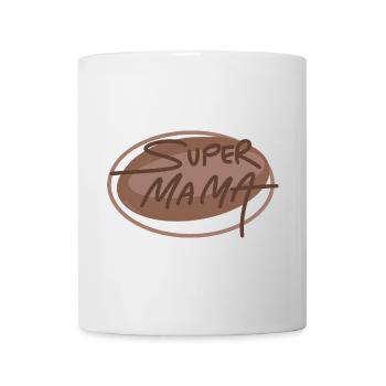 Super Mama - Tasse - Weiß - Vorne