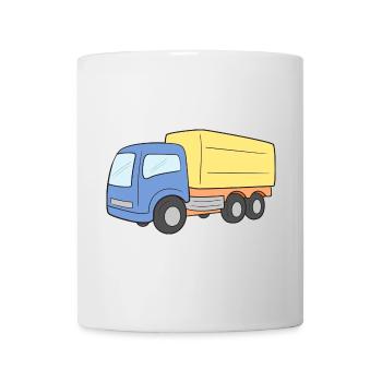 Lastwagen LKW Truck - Tasse - Weiß - Vorne