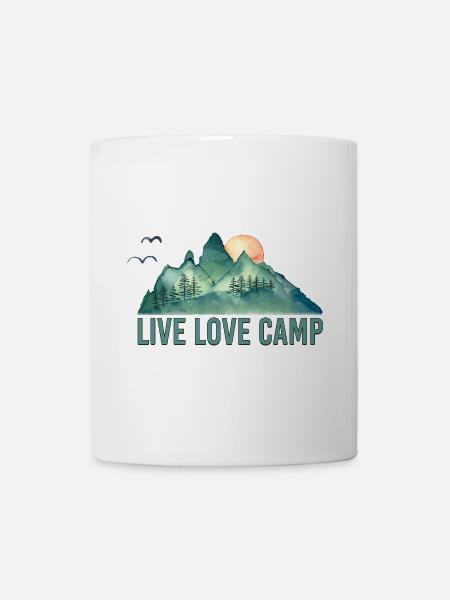 Live Liebescamp - Tasse - Weiß