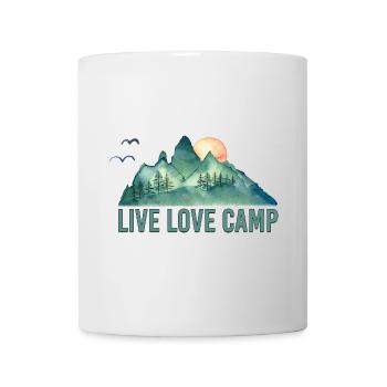 Live Liebescamp - Tasse - Weiß - Vorne