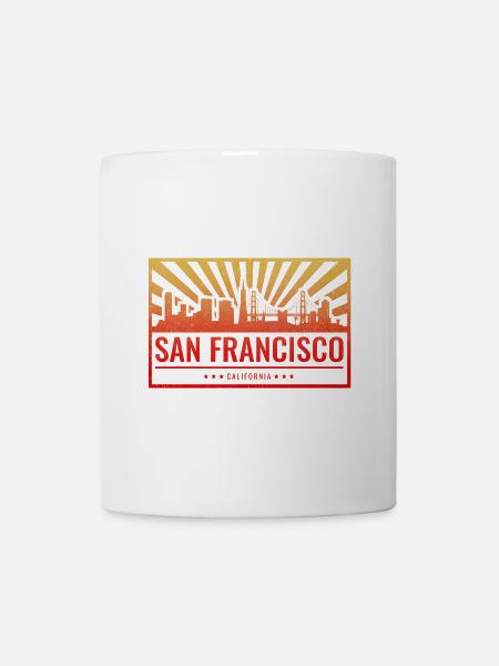 San Francisco Skyline Gradient - Mug - white