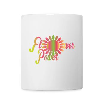 Le pouvoir des fleurs - Mug blanc - blanc - Devant