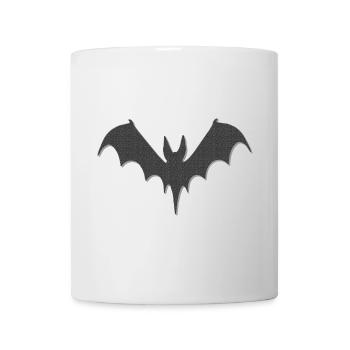 schattierte Fledermaus groß, Halloween Outfit, got - Tasse - Weiß - Vorne
