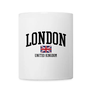 London Distressed Union Flag Graphic - Tasse - Weiß - Vorne