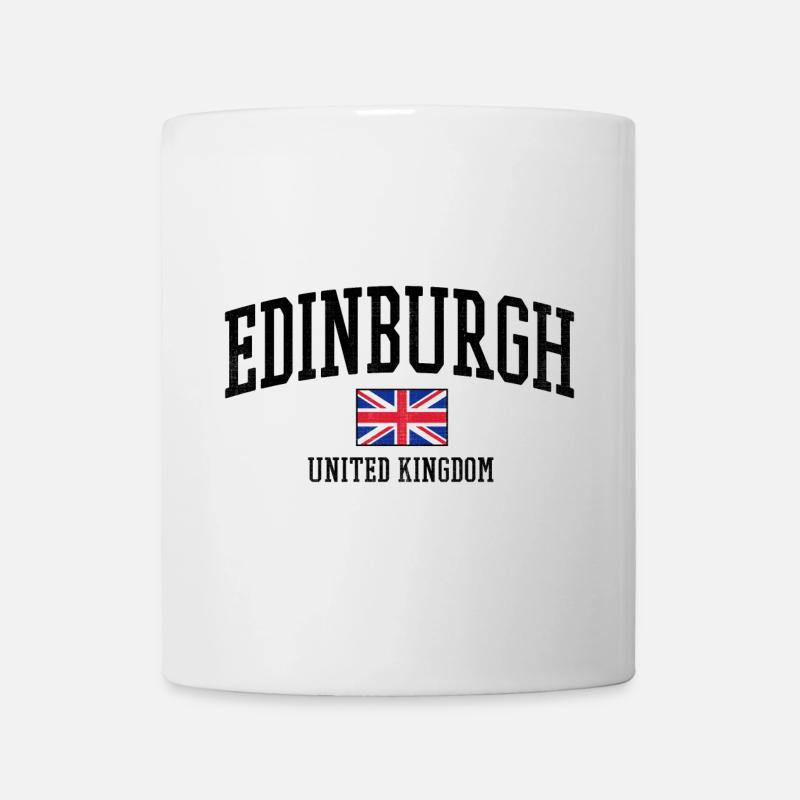 Édimbourg Écosse Royaume-Uni - Mug blanc - blanc