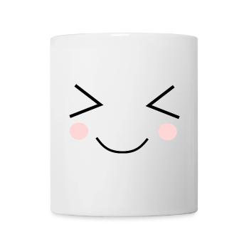 Kawaii Face Funny - Mug - white - Front