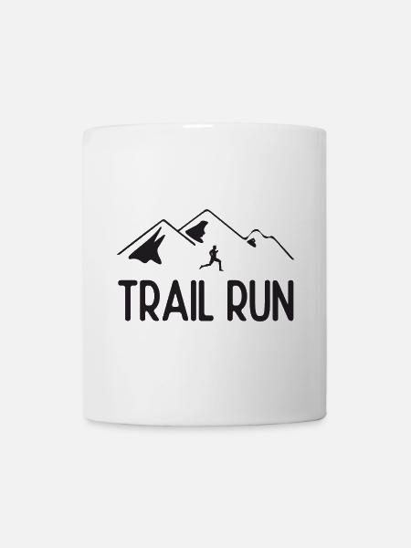 Trailrun - Tasse - Weiß