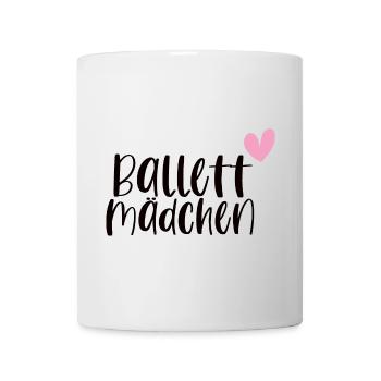Ballett Mädchen Ballerina Balletttänzerin Geschenk - Tasse - Weiß - Vorne