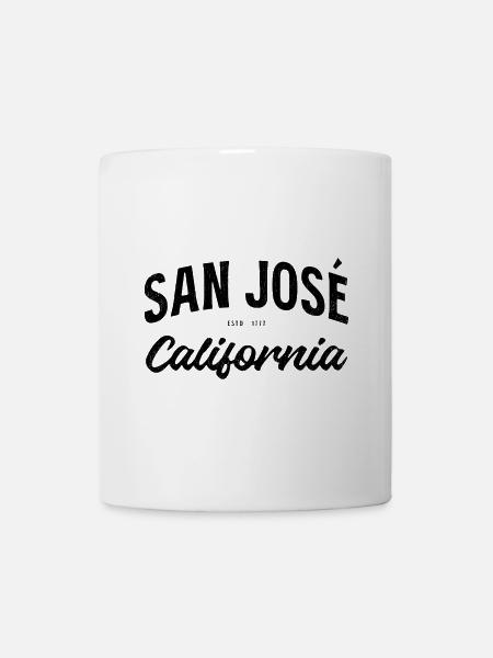 Conception de l’année de la Fondation à San Jose, Californie USA - Mug blanc - blanc
