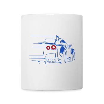 voiture course drift tuning - Mug blanc - blanc - Devant