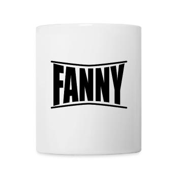 T-Shirt Fanny T-Shirt Geschenkidee - Tasse - Weiß - Vorne