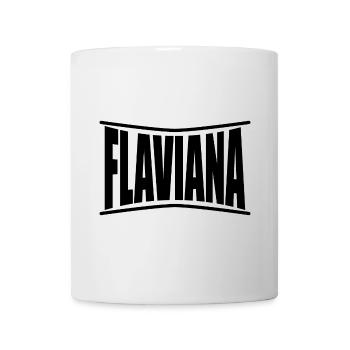t-shirt Flaviana t-shirt gift idea - Mug - white - Front