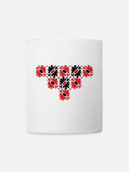 Decorative flowers - Traditional inspired design - Mug - white