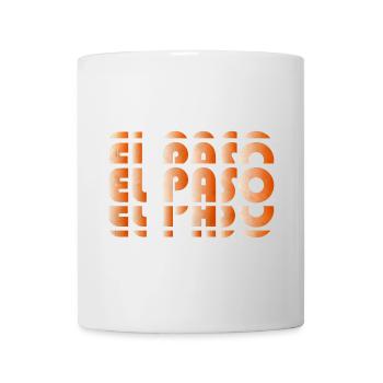 El Paso Gradient Grid - Tasse - Weiß - Vorne