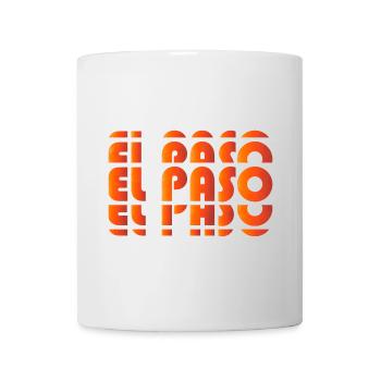 El Paso Gradient Raster - Tasse - Weiß - Vorne